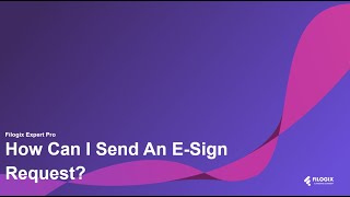 How Can I Send An ESign Request [upl. by Nason672]