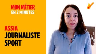 Journaliste de sport  Mon métier en 2 minutes  Spécial Semaine de la Presse [upl. by Eenerb]