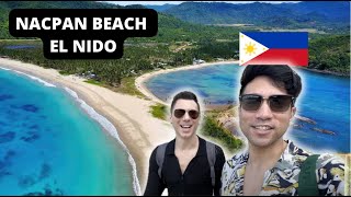 PHILIPPINES DAY 7 NACPAN BEACH EL NIDO PALAWAN [upl. by Baniaz]