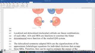 24 6 Delocalized vs Localized MO [upl. by Atiuqrahc]