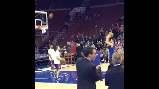 Ben Simmons shooting right handed free throws 🤭 [upl. by Eustatius]