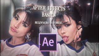 AFTER EFFECTS TUTORIAL BEGINNERS LEARNT THE BASICS OF AE [upl. by Benge]