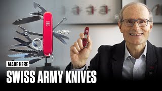 The History of the Swiss Army Knife  Made Here  Popular Mechanics [upl. by Howenstein]