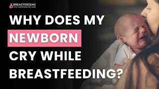 Why Does My Newborn Cry While Breastfeeding [upl. by Certie]