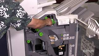 Xerox® PrimeLink® B9100911091259136 Printer  Finisher Jam Clearance [upl. by Mendez]