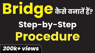 Bridge Construction Procedure  Stepbystep procedure of Bridge Construction  Bridge construction [upl. by Akeemat427]