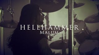 Hellhammer  Malum  drumcam Mannheim 2019 [upl. by Ahsekel]