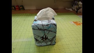 How To Sew A Reversible Tissue Box Cover [upl. by Therine]