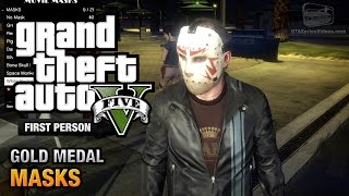 GTA 5  Mission 36  Masks First Person Gold Medal Guide  PS4 [upl. by Deehahs]