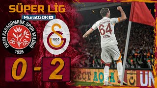 KARAGÜMRÜK 02 GALATASARAY  SÜPER LİG [upl. by Nivej511]