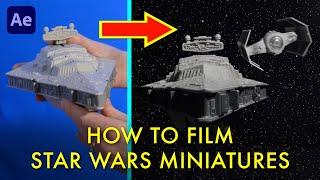 How to film STAR WARS miniatures like The Mandalorian  Tutorial After Effects [upl. by Rebmik]