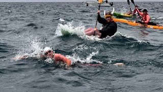 Rottnest Channel Swim 2024 Conditions [upl. by Pohsib]