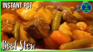 Easy Instant Pot Beef Stew  How to make easy step by step instructions  Instant Pot Duo Gourmet [upl. by Kcirdneh940]