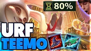 MY BEST URF GAME  URF TEEMO FULL GAMEPLAY  BunnyFuFuu [upl. by Rinum]