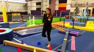 Gymsport Preschool Beam Circuit week 2 [upl. by Ym]