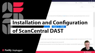 ScanCentral DAST Installation and configuration [upl. by Esorylime]