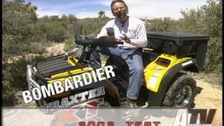 ATV Television  2002 Bombardier Traxter 500 XT Test [upl. by Airotciv]