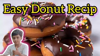 Recipe1Donut Recipe Homade doughnuts By Aoun AbbasEasy Quick RecipeAounAlivlog2 recipeyoutube [upl. by Anayit654]