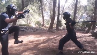 Ninjutsu stick sparring 101  AKBAN Weapons [upl. by Maurita]