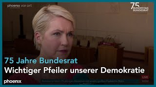 Interview mit Manuela Schwesig zu quot75 Jahre Bundesratquot am 090924 [upl. by Brey]