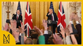 Full Keir Starmer and Donald Trump press conference on US state visit [upl. by Anaitsirk]