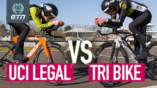 UCI TT Bike Vs Triathlon Bike  What Is The Difference [upl. by Norabal454]