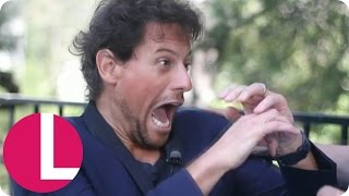 Ross King Scares The Life Out Of Ioan Gruffudd  Lorraine [upl. by Elletse]