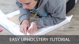 The Easiest Way to Upholster a Seat [upl. by Ettennek925]