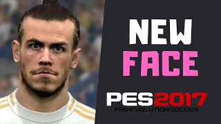 Pes 2017  New Gareth Bale Face [upl. by Leahcar]