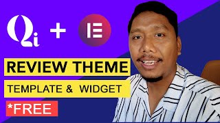 Review FREE Theme Wordpress Dengan Ratusan Template Gratis dari Qi Theme [upl. by Tichon]