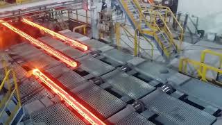 Amazing manufacturing process of steel billets [upl. by Milicent]