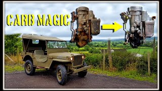 Making the Willys jeep WO Carter Carburetor work properly Part 1 539S [upl. by Bergren64]