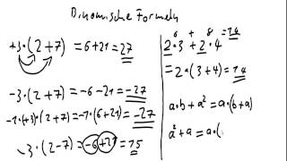 Mathe Tutorial  Ausklammern Einklammern Binomische Formeln [upl. by Rabkin]