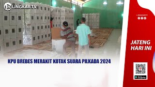 KPU BREBES MERAKIT KOTAK SUARA PILKADA 2024 [upl. by Reinold49]