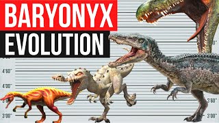 Baryonyx Evolution 2005  2022  Jurassic World Dominion Jurassic Evolution [upl. by Ferdinande]