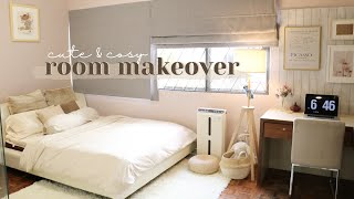 cosy amp aesthetic room makeover 🛏🧸 Shopee  IKEA [upl. by Marucci807]