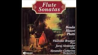 Vladislav Brunner Blavet Flute Sonata NoII in D minor quotLa Vibrayquot [upl. by Hayton]