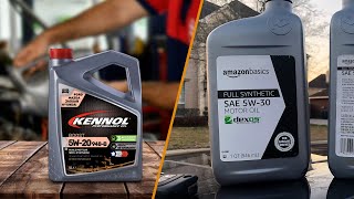 5w20 Vs 5w30 Engine Oil  What is the Difference  Which Oil Is Thicker [upl. by Melinda]