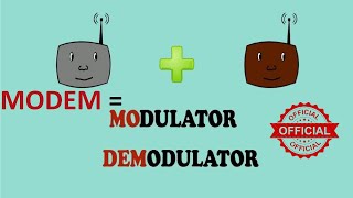 Modem  What is a modem  How Does Modem work  modulation  modulator  what is modem [upl. by Calmas427]