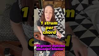 The Sound of Silence really easy mountain dulcimer lesson mountaindulcimer ukulele dulcimer [upl. by Swee910]