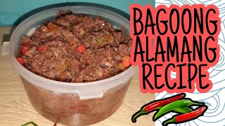 BAGOONG ALAMANG RECIPE  HOW TO COOK  SARAP NETO   YUMMY BAGOONG RECIPE  mljromesaint [upl. by Johannes]