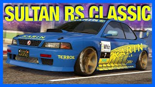 GTA 5 Online  The Best Sultan RS Classic Customization GTA Online Subaru 22B [upl. by Ecirtram576]