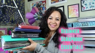 Beginner Scrapbooking Basic Tools amp Supplies [upl. by Nelag]