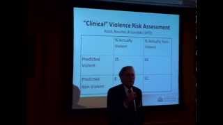 John Monahan presents Sentencing Risk Assessment amp ReOffending Stanford March 2013 [upl. by Robenia]