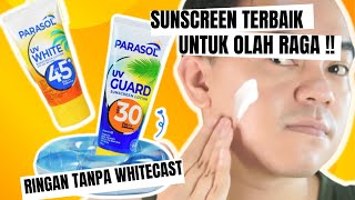 SUNSCREEN PARASOL REVIEW  PARASOL SPF 30 dan SPF 45  PARASOL LOTION TABIR SURYA [upl. by Edals]