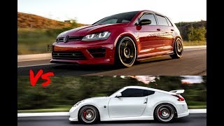 MK7 GTI vs Nismo 370z [upl. by Iba]