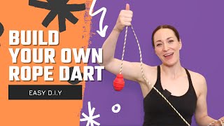 EASY DIY How To Build Your Own Rope Dart  Michelle C Smith [upl. by Nnylesor]