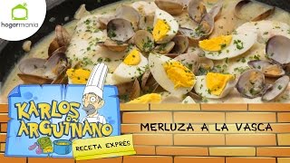 Merluza a la vasca receta de Arguiñano [upl. by Nylesaj]