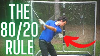 Get a Perfect Golf Swing Using My quot8020 RulequotYouve Never Seen Anything Like This [upl. by Sibella]