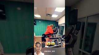 Mistake on treadmill😱😱😱 greenscreen sports motivationreaction viralvideo shorts youtubeshorts [upl. by Sidnak982]